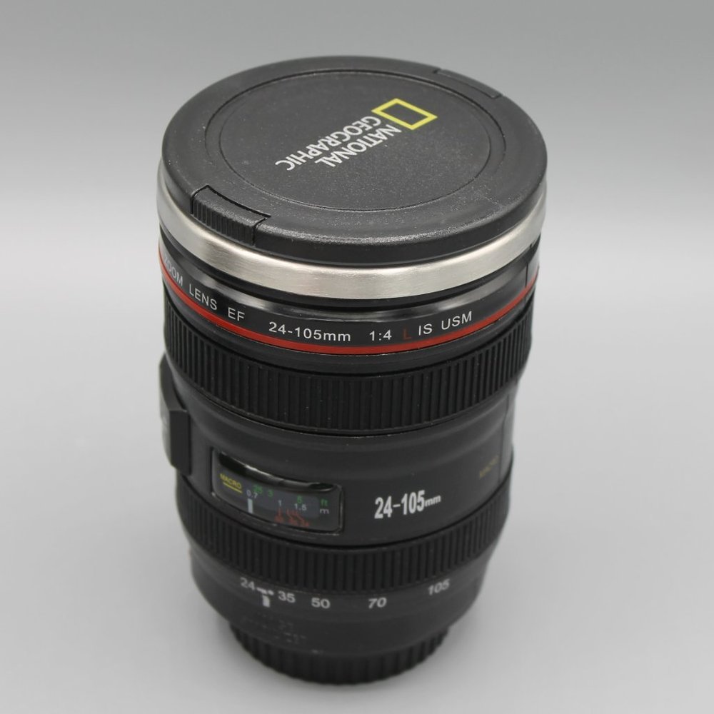 National Geographic lens tea coffee mug 13.5 oz black gift brand new travel - Picture 7 of 8